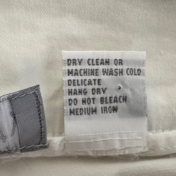 Ann Trinity White Cotton Blend Embroidered Capri Size 16 - Picture 13 of 13